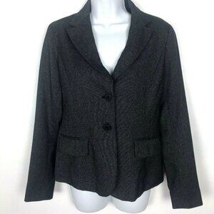 New York And Company Stretch Blazer 4 Black Gray